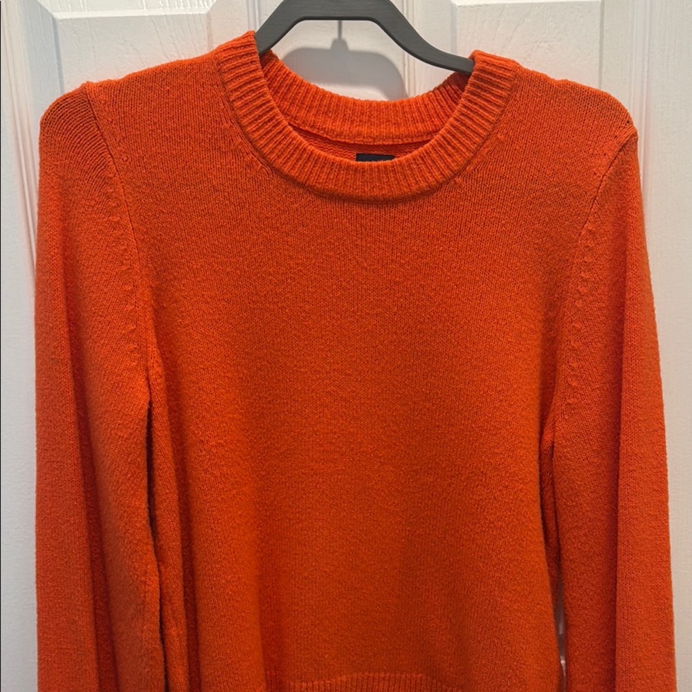 Orange cashsoft Women's Sweater